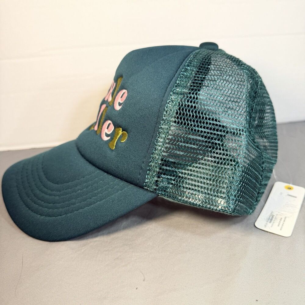 Pickle Baller Darling Effect Snapback Trucker Hat Womens Embroidery Ball - Picture 3 of 5